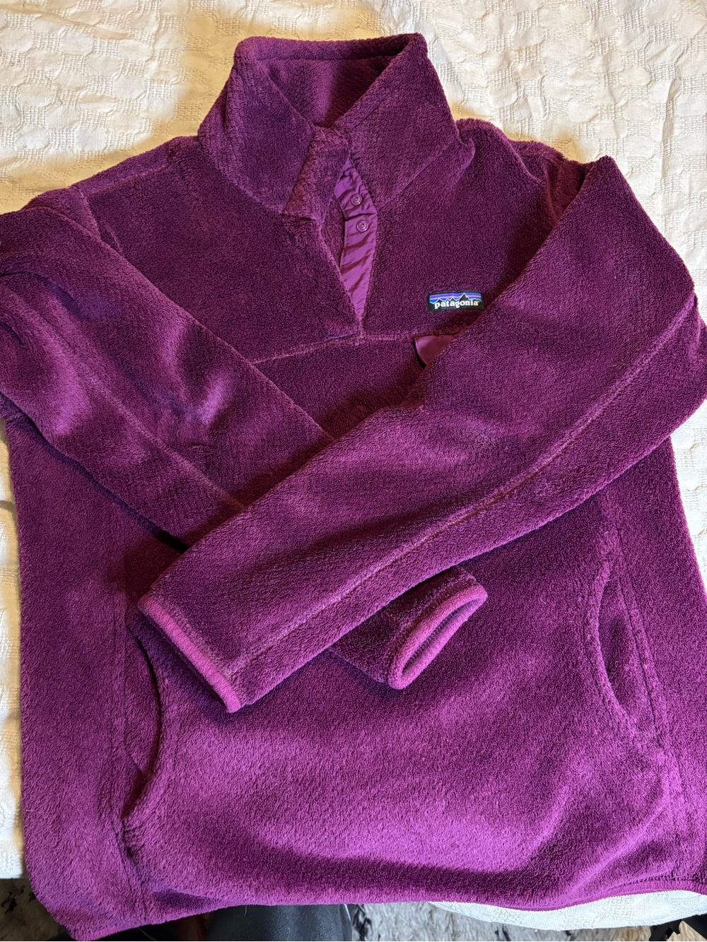 Patagonia Plush Fleece Pullover - Plum Purple